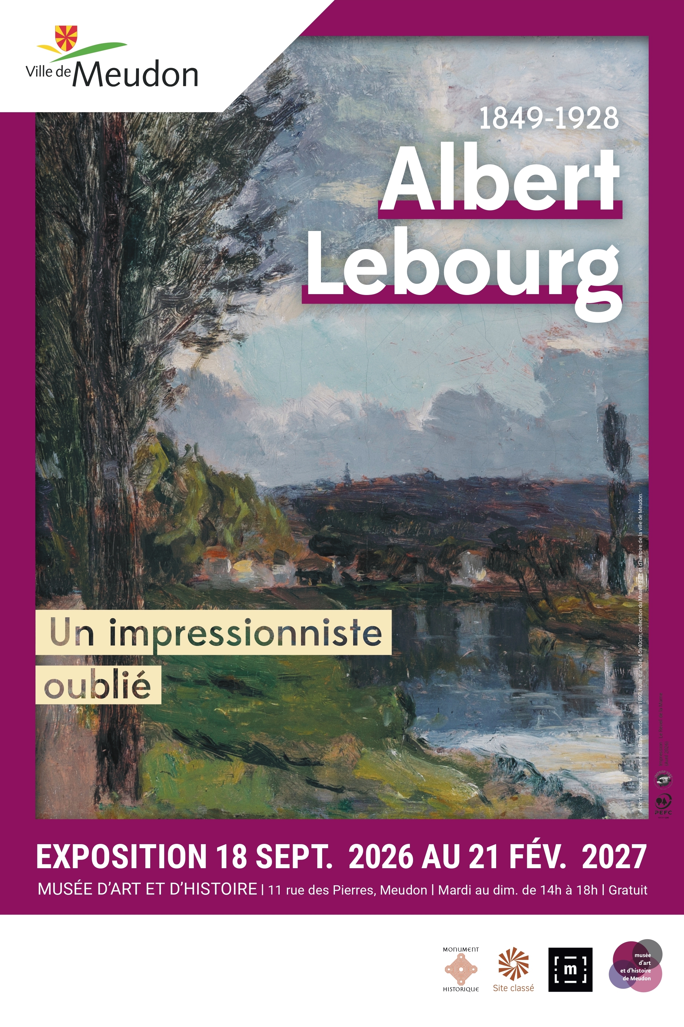 Vernissage de l'exposition "Albert Lebourg, un impressionniste oublié"