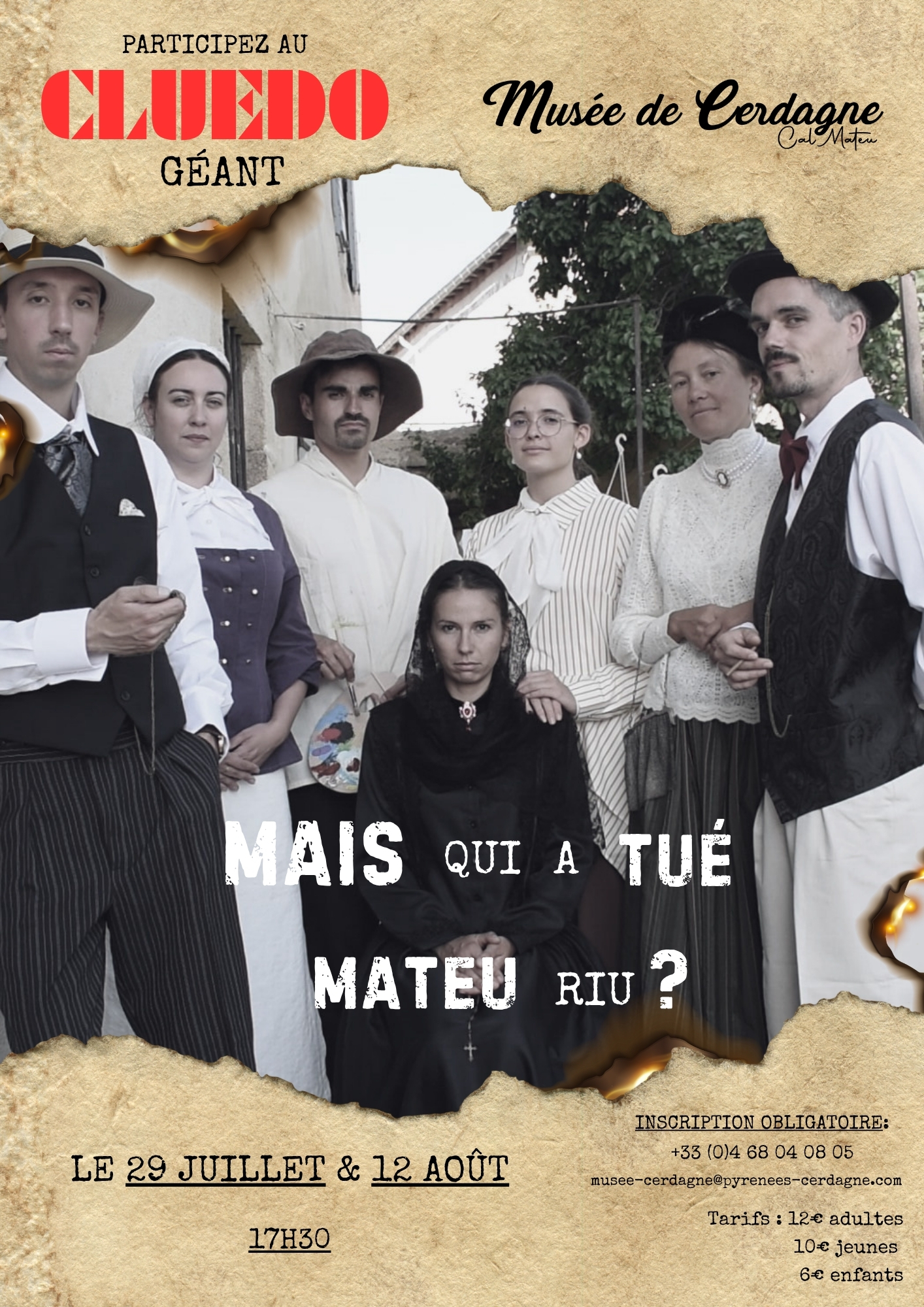 Cluedo géant au Musée de Cerdagne