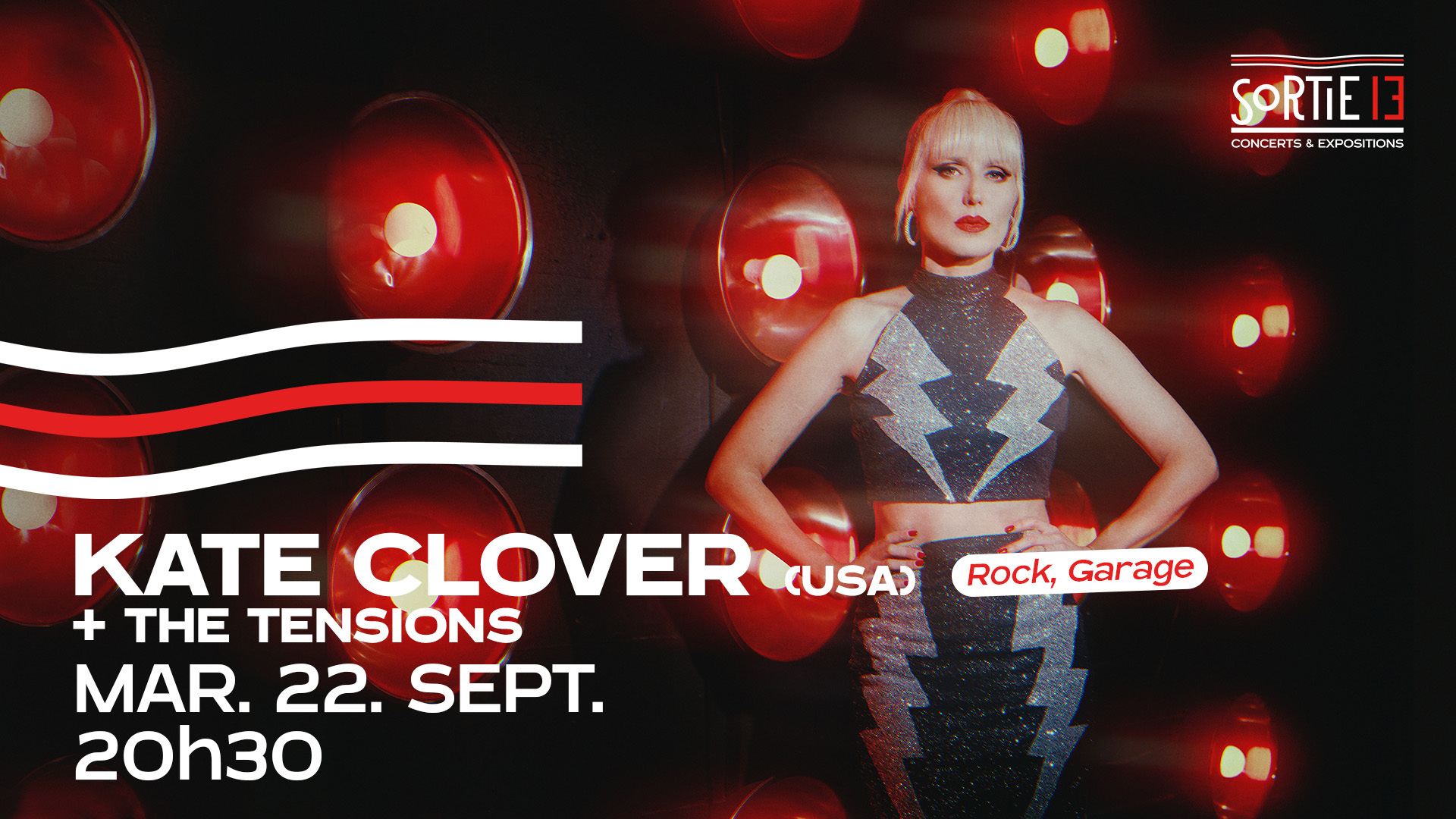 KATE CLOVER + The Tensions en concert