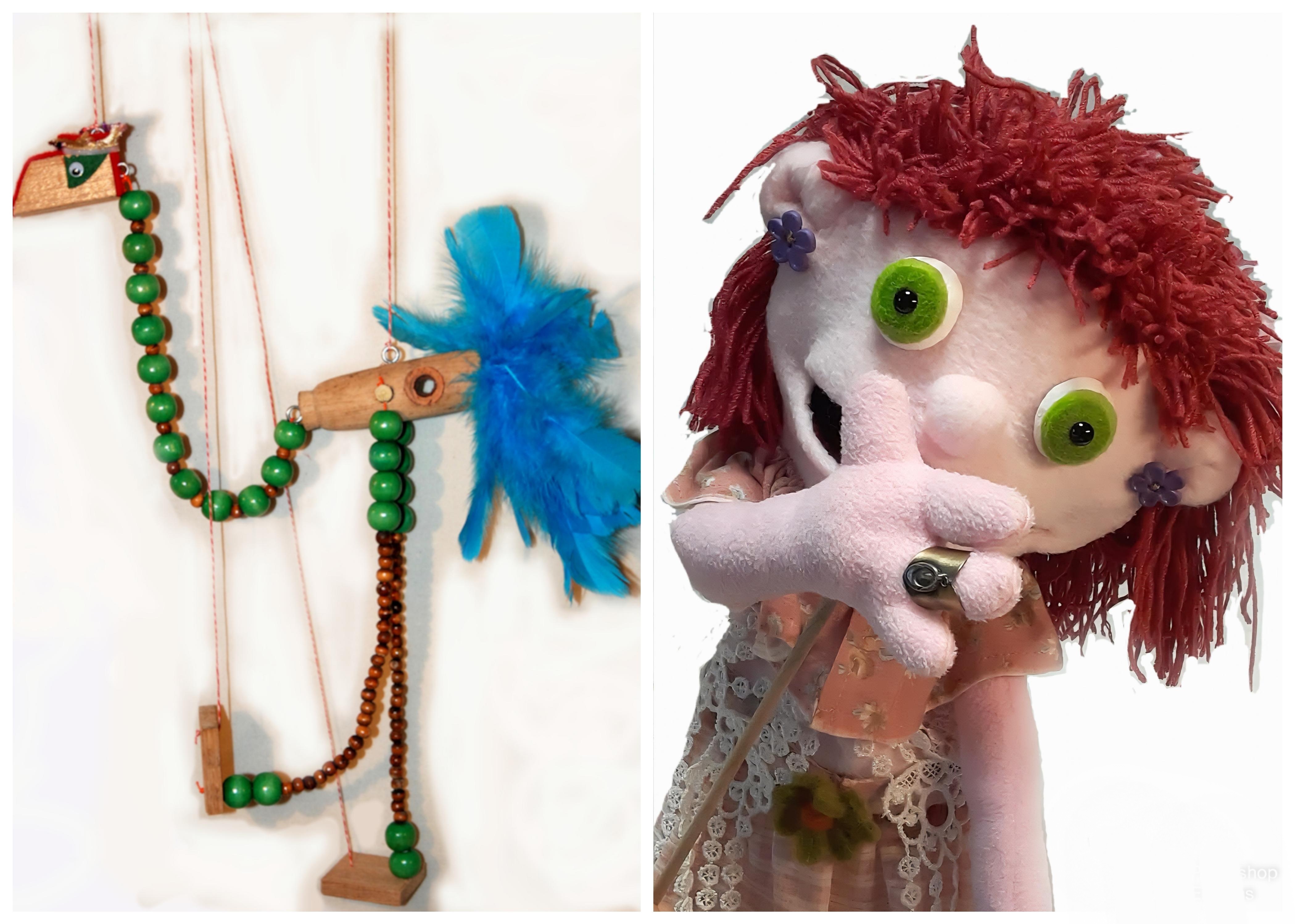 Visite ludique d'un atelier de fabrication de marionnettes