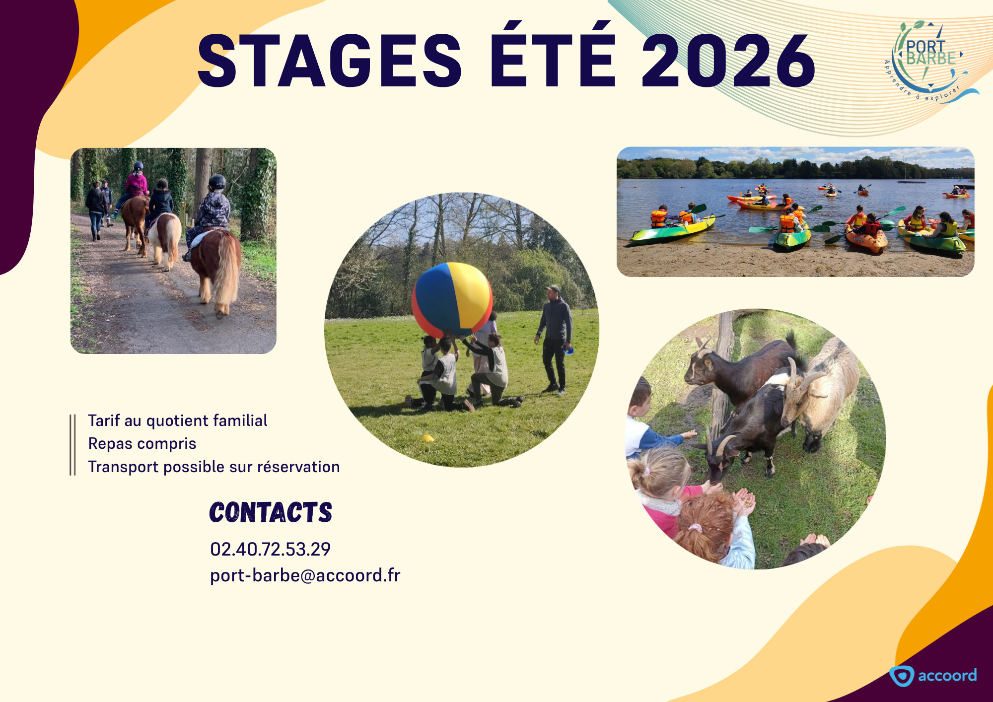 Stages d'été à Port-Barbe