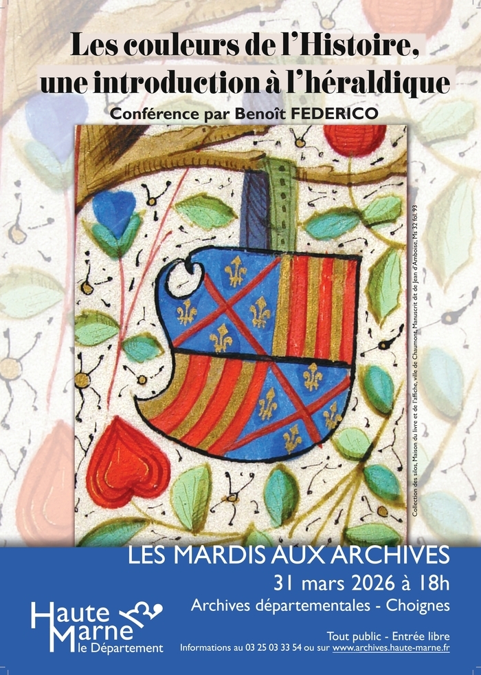 Conférence "Les couleurs de l'histoire - une introduction à l'héraldique"