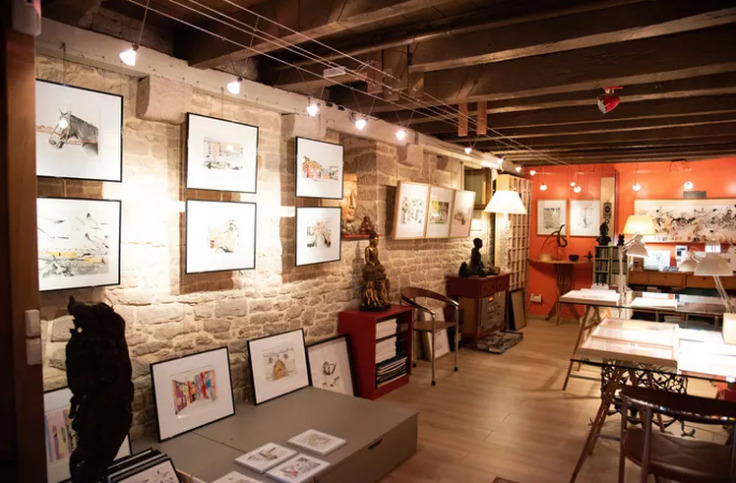 Visite de l'atelier d'artiste de Jean-François Louis