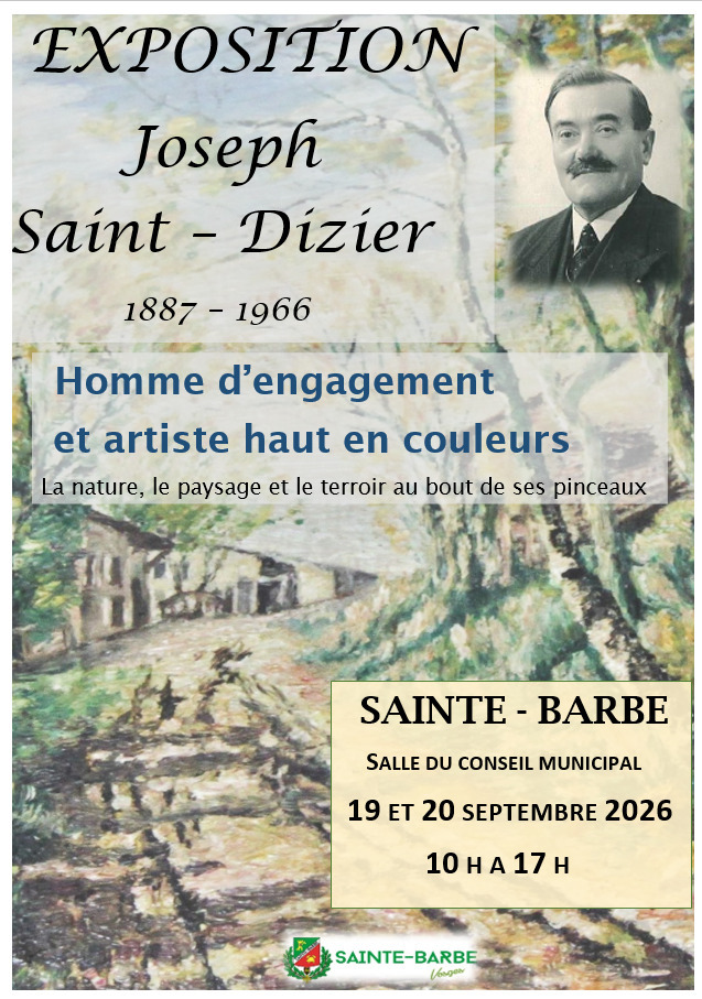 Exposition Joseph Saint-Dizier