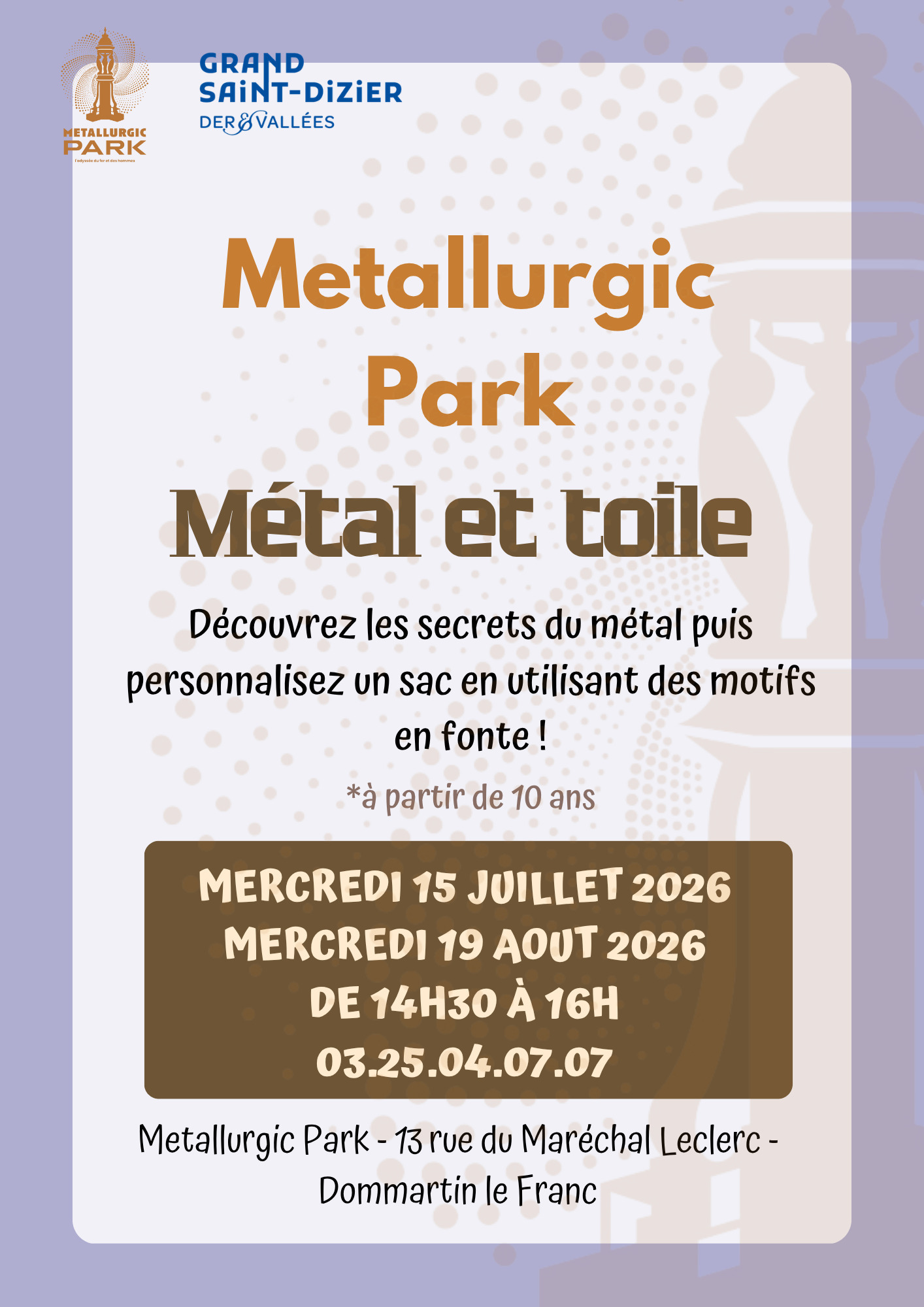 Visite "Métal et toile"