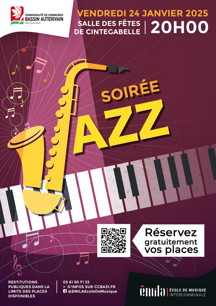 Restitution publique soirée jazz Le 24 janv 2025