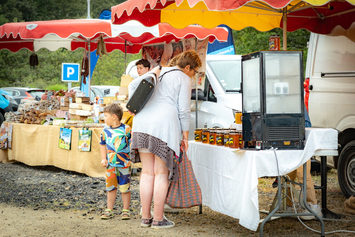 Affiche — Marché de producteurs - ambiance bodéga
