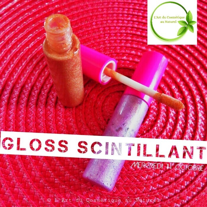 Atelier cosmétique pour enfant: fabrication Gloss scintillant Halloween