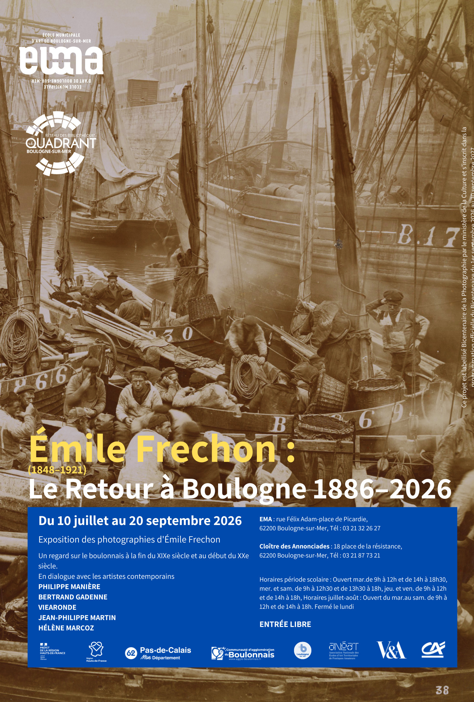 Emile Frechon : Le retour à Boulogne  1886-2026