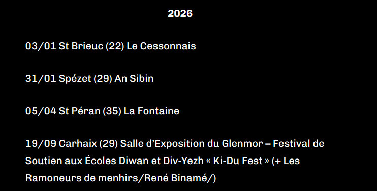 Les prochains concert du Prince Ringard