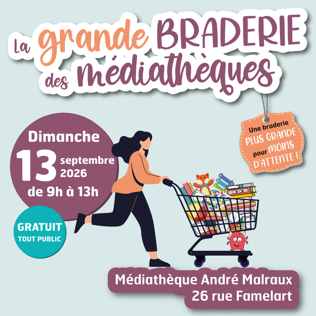La grande braderie des médiathèques