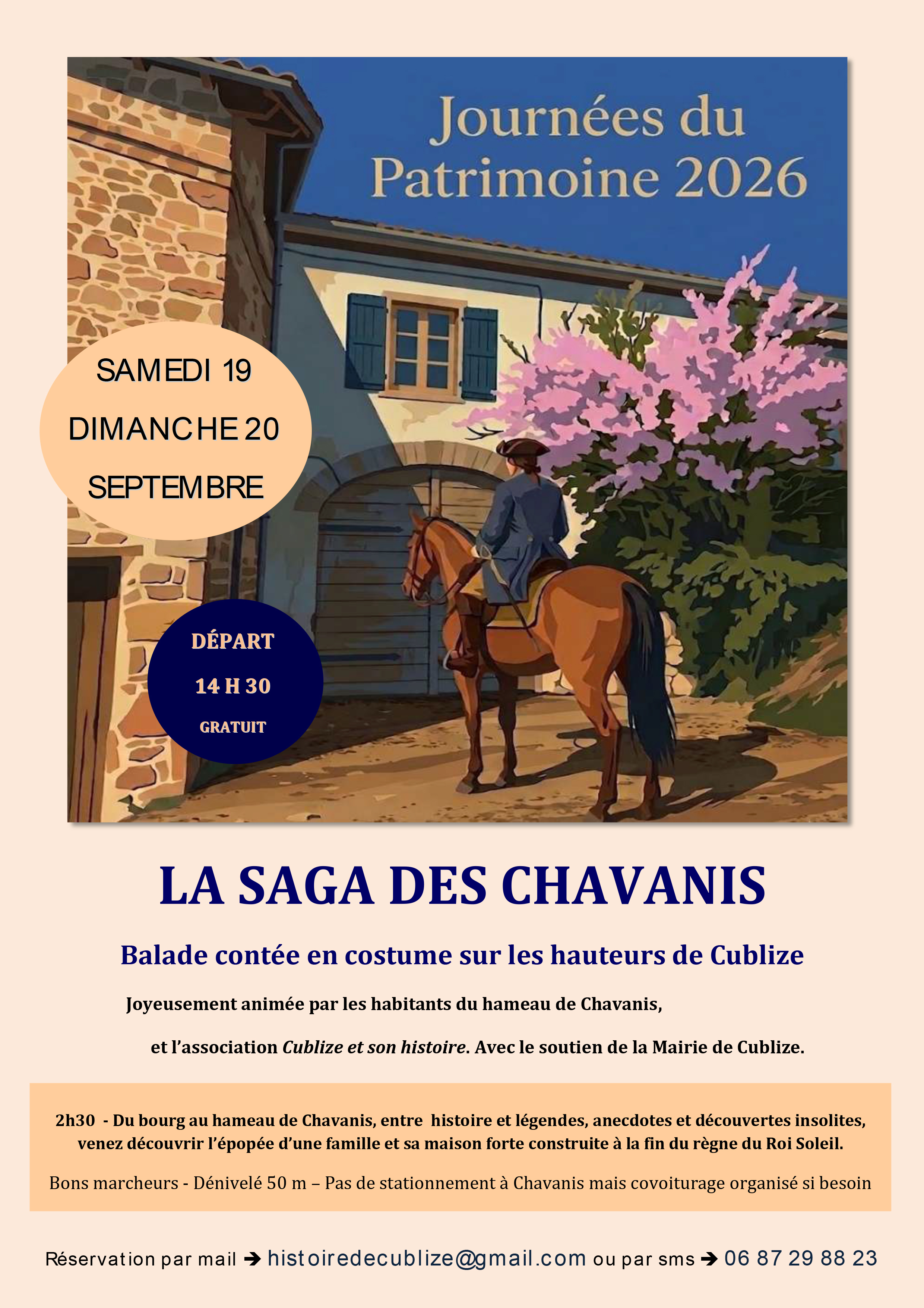 Balade contée La Saga des Chavanis