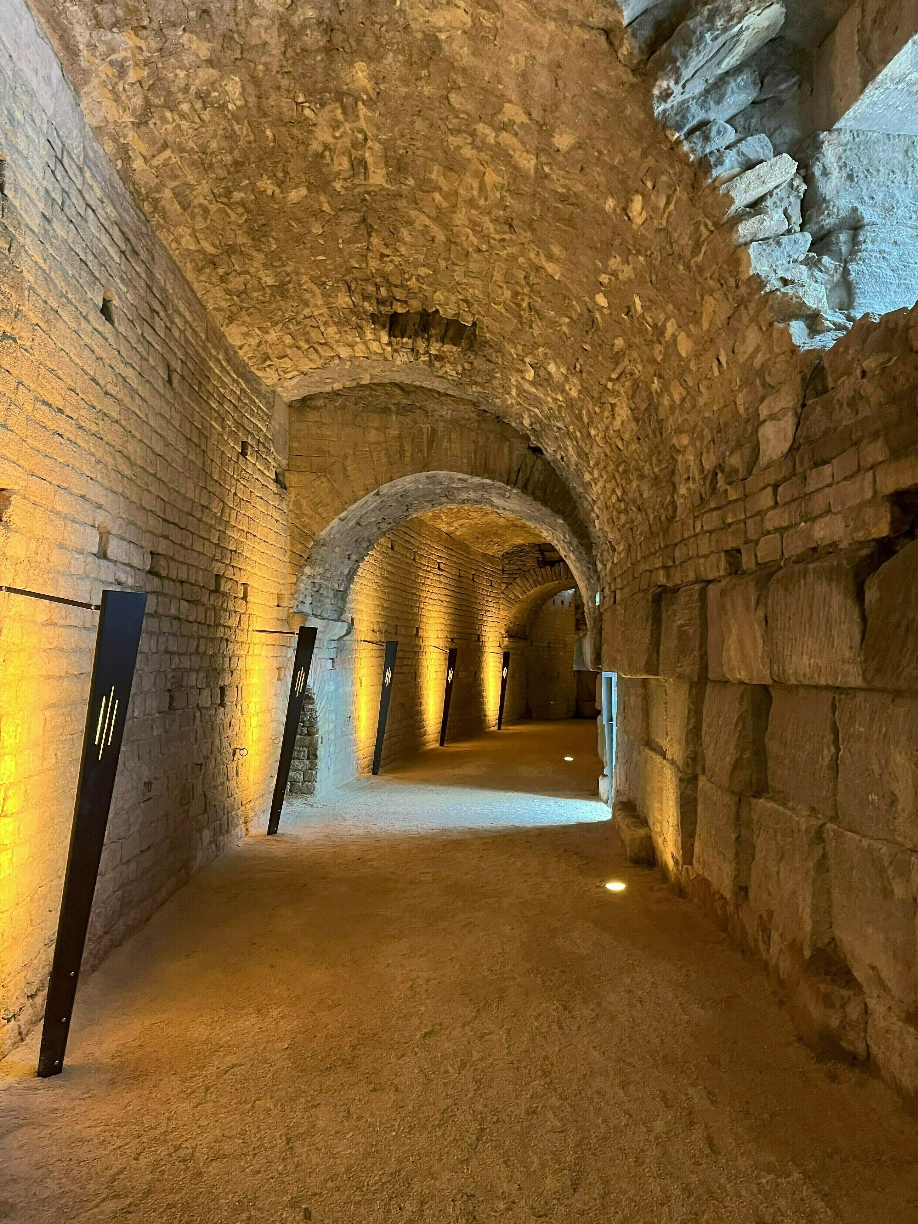 Les souterrains de l'amphithéâtre