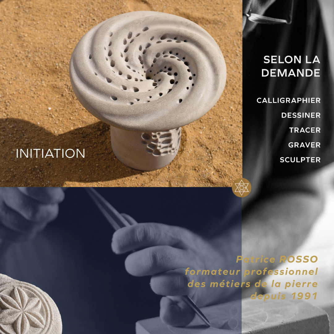 INITIATION : CALLIGRAPHIER. DESSINER. TRACER. GRAVER. SCULPTER.
