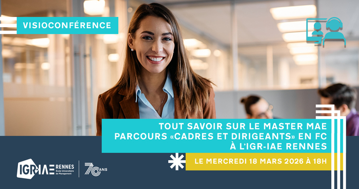 Cette conférence organisée par les responsables pédagogiques du Master 2 MAE