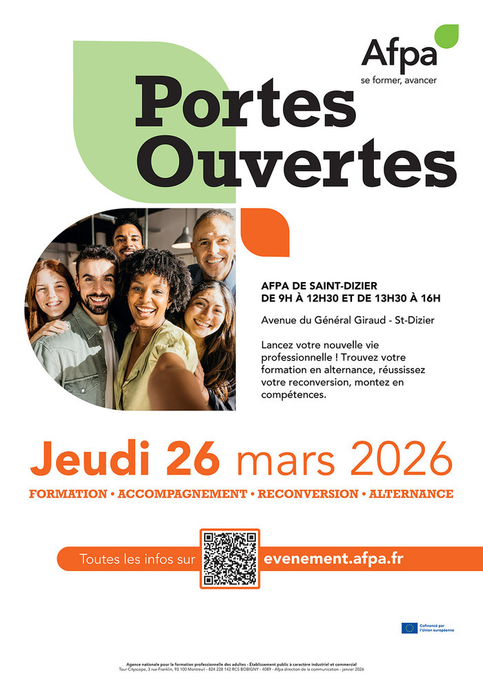 Portes Ouvertes – AFPA de Saint-Dizier