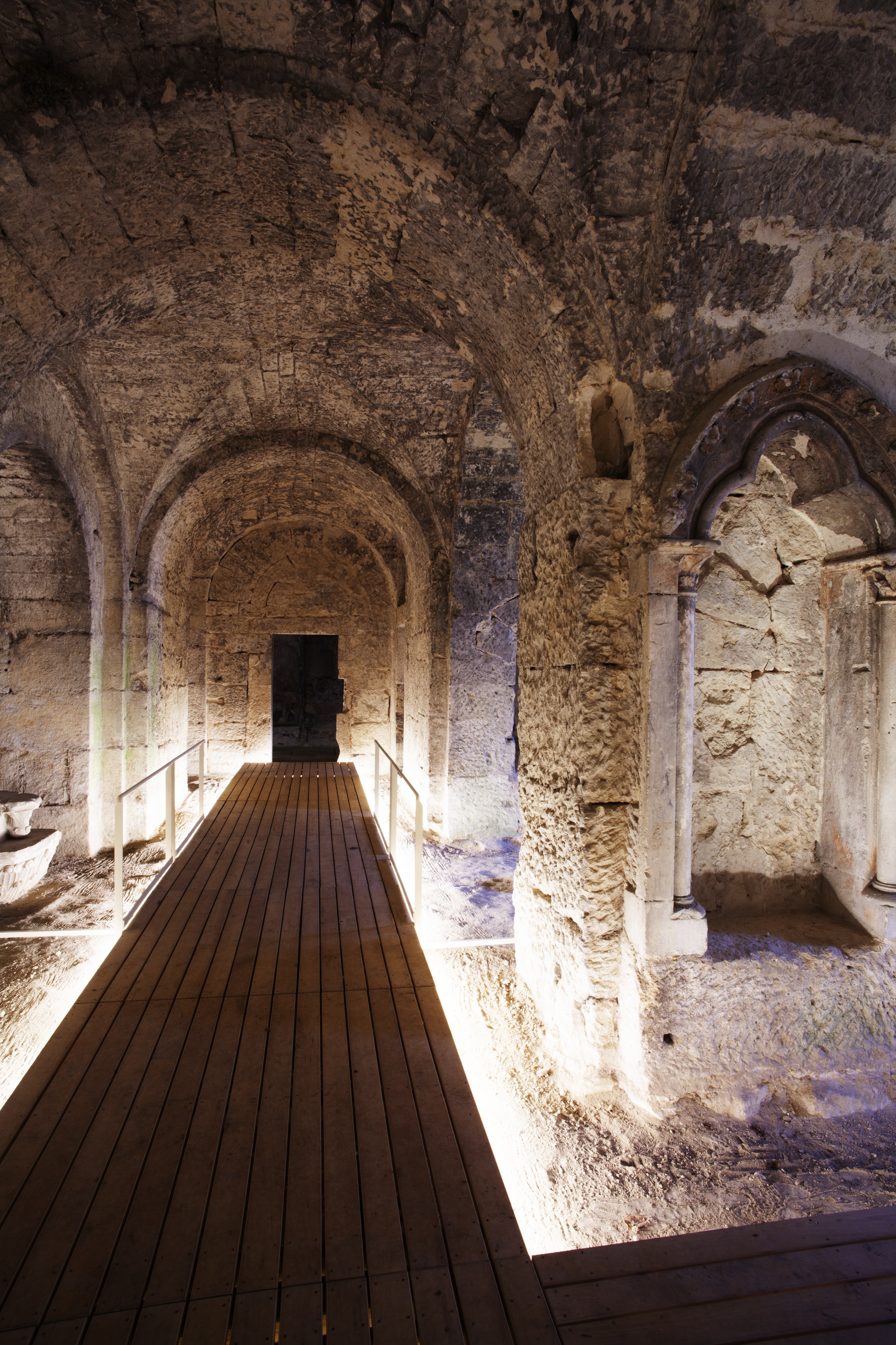 Visite guidée de la crypte