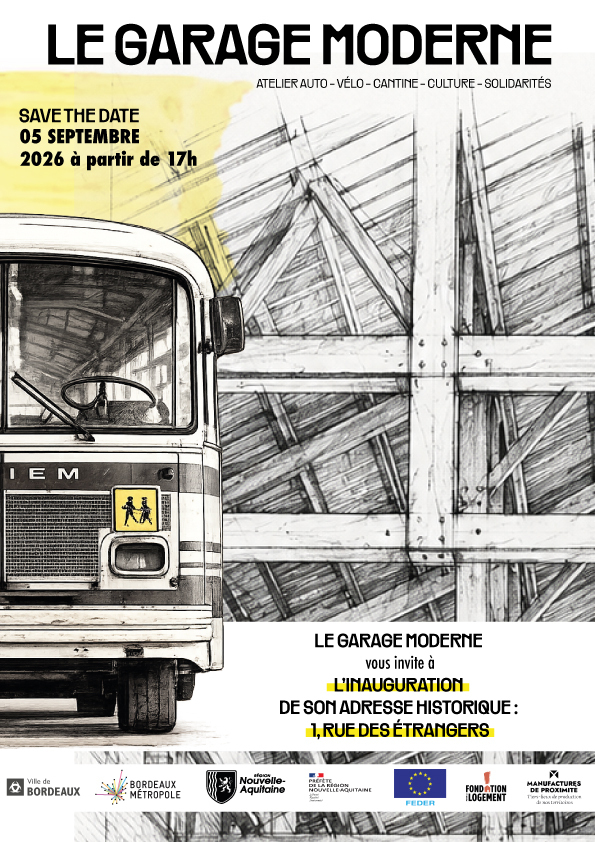 INVITATION - INAUGURATION - LE GARAGE MODERNE