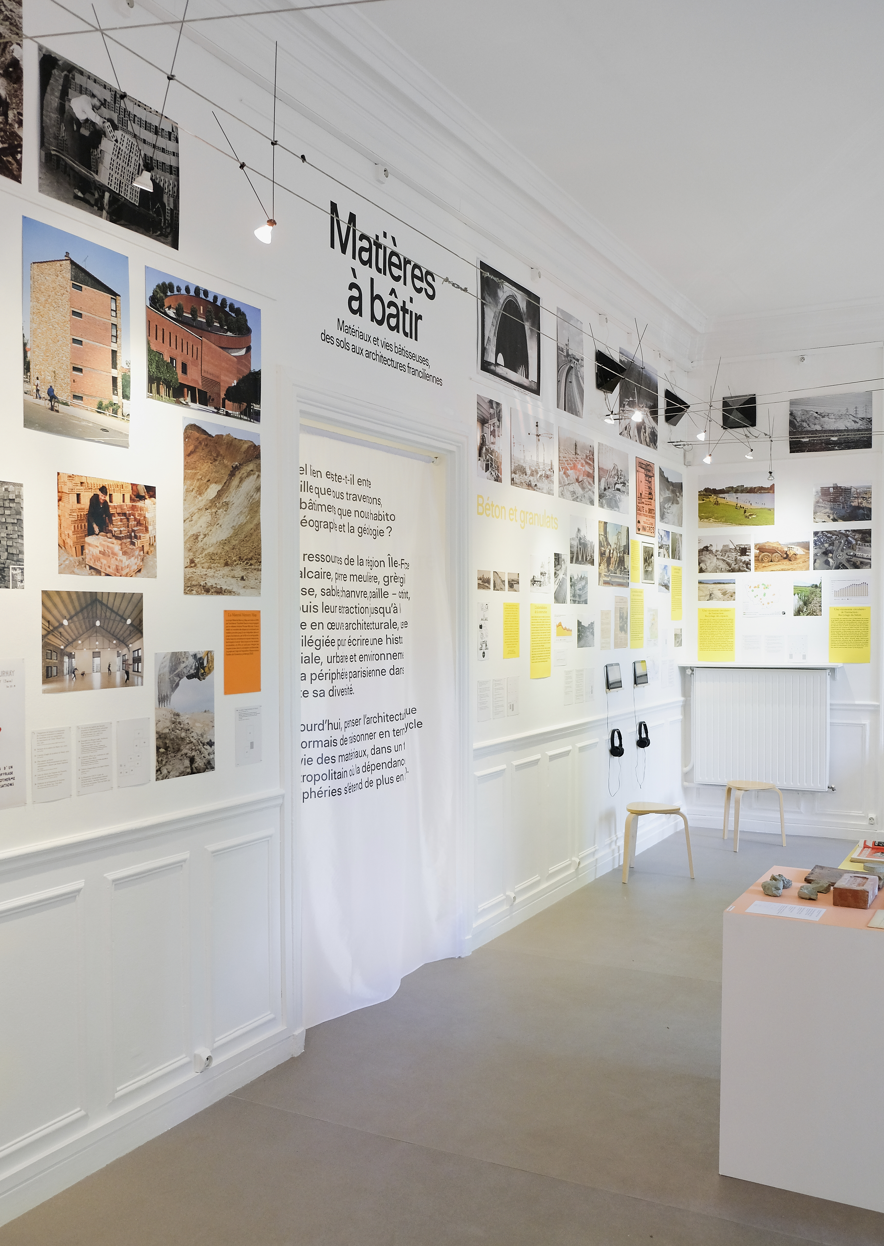 Visite libre de l'exposition "Matières à bâtir"