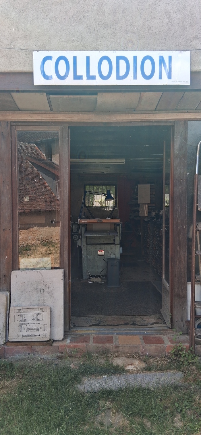 Visite de l'atelier des éditions Collodion