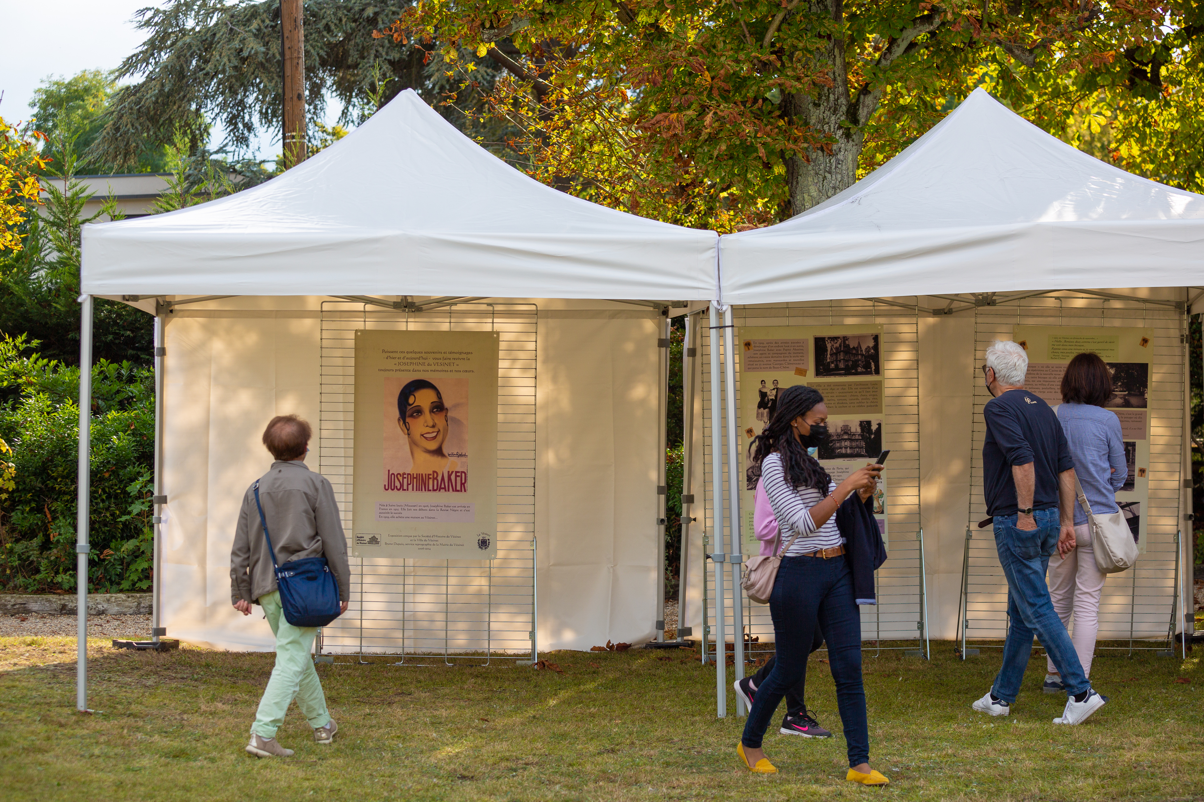 Exposition "La vie de Joséphine Baker au Vésinet"