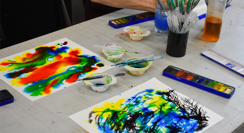 Stage artistique aux Tanneries - Aquarelle