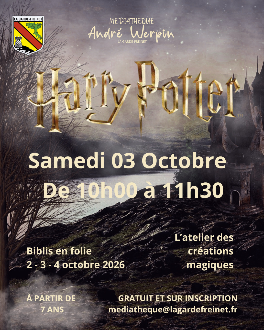 L’atelier des créations magiques HARRY POTTER