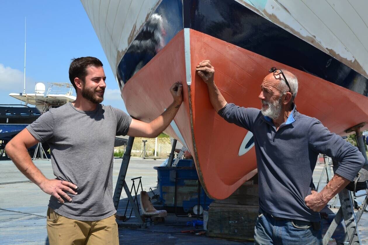 Visite guidée de l'entreprise de charpente maritime Bernadou