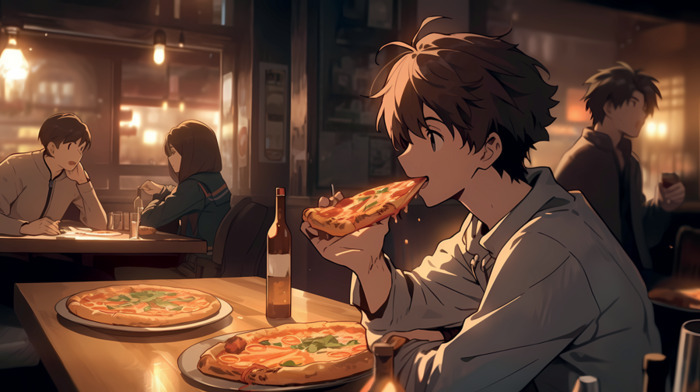 Un Manga, Une Pizza