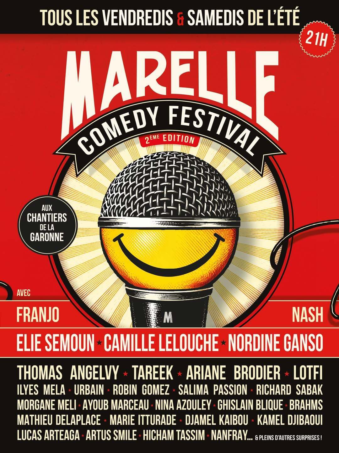 La Marelle Comedy Festival 🎤  aux Chantiers de la Garonne