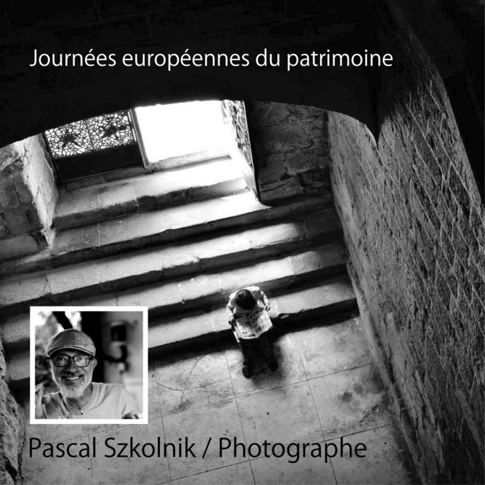 L'Escalier, interprété par Szkolnik : "De marche en marche, je saisis en images les empreintes de notre passage au cœur de notre patrimoine"