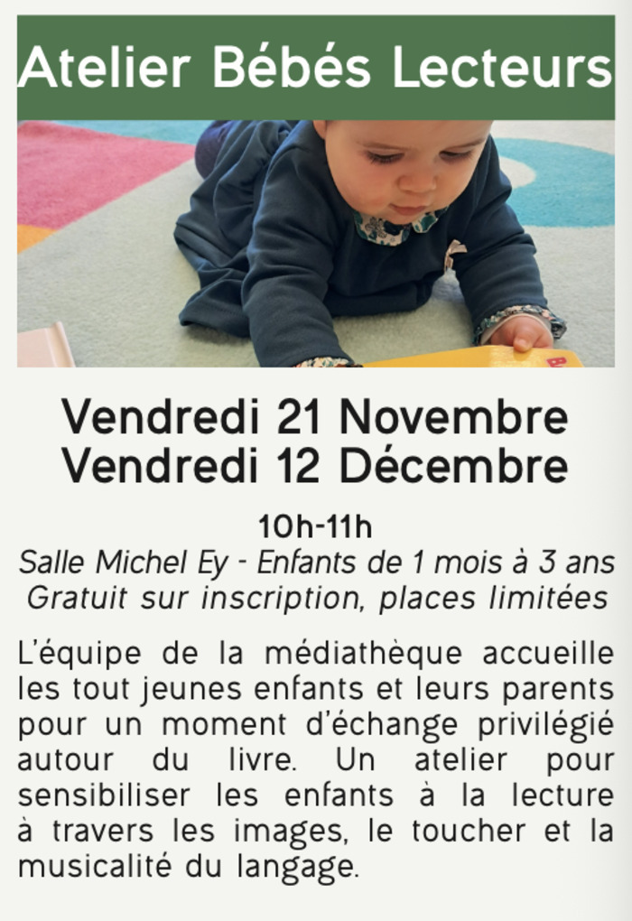 Atelier Bébés lecteurs