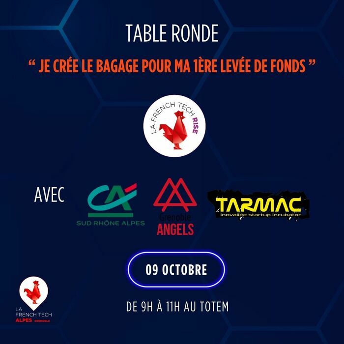 Table ronde: Je crée le bagage pour ma 1ere levée de fonds