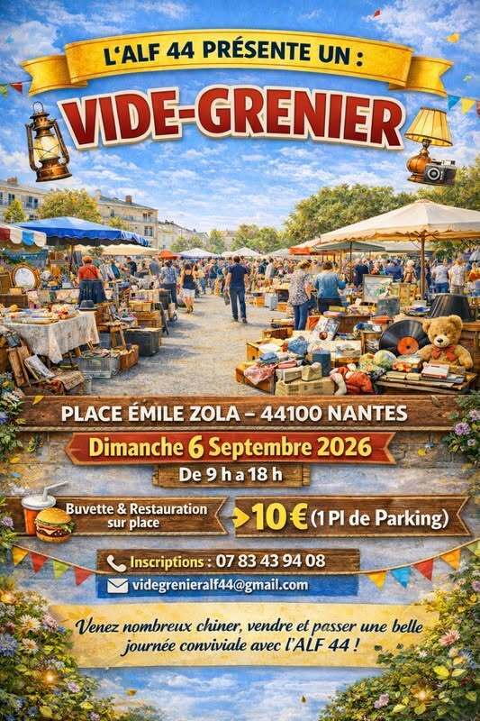 Vide-grenier place Zola