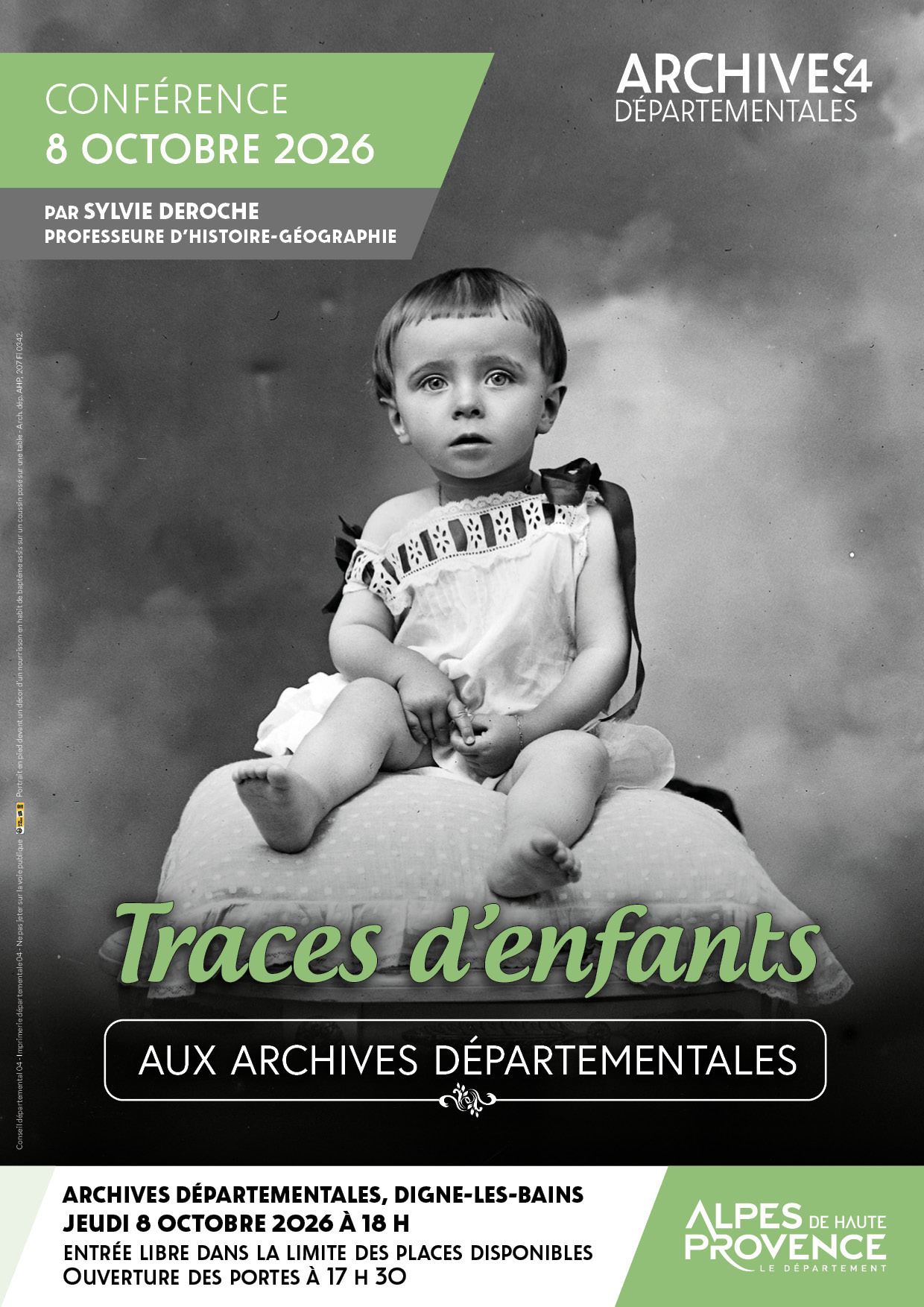 Traces d'enfants aux Archives départementales