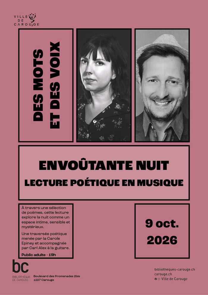 Envoûtante nuit : Lecture poétique en musique