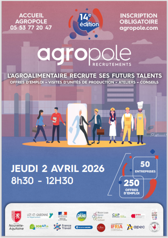 Venez découvrir les entreprises du territoire qui recrutent dans le secteur de l'agroalimentaire.