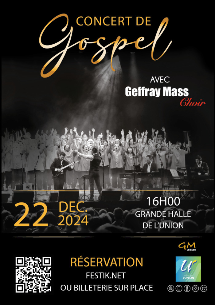 Concert de Gospel - Dimanche 22 décembre Le 22 déc 2024