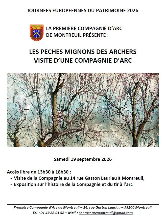 Les pêchers mignons des archers : visite d'une Compagnie d'Arc