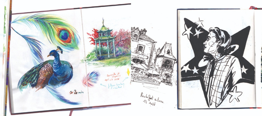 Stage de dessin : Carnet de voyage !