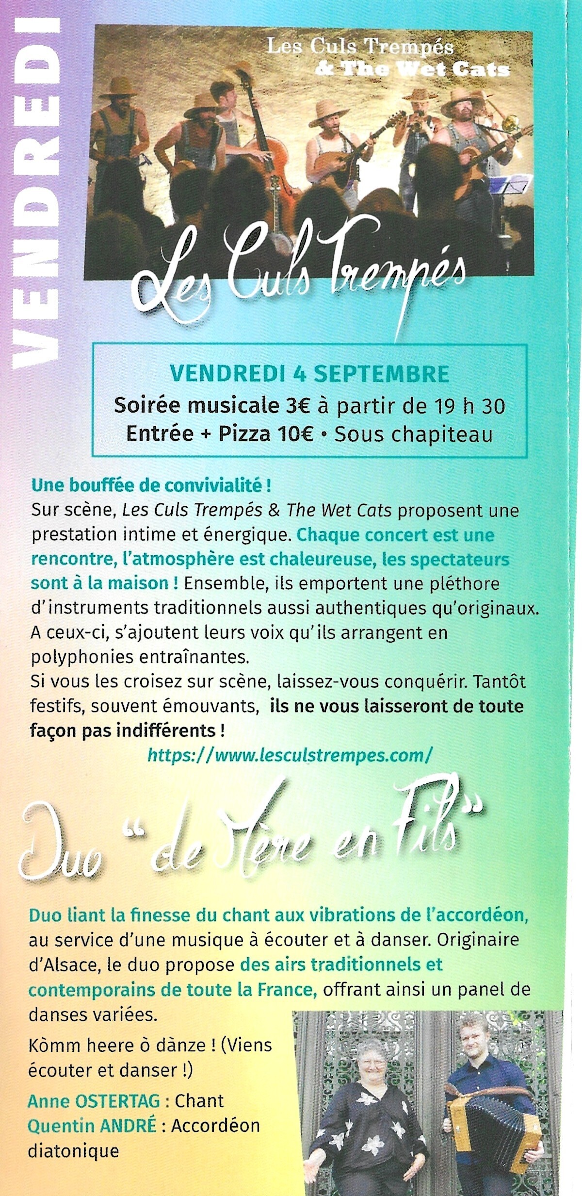 Les Culs Trempés & Duo De Mère en Fils