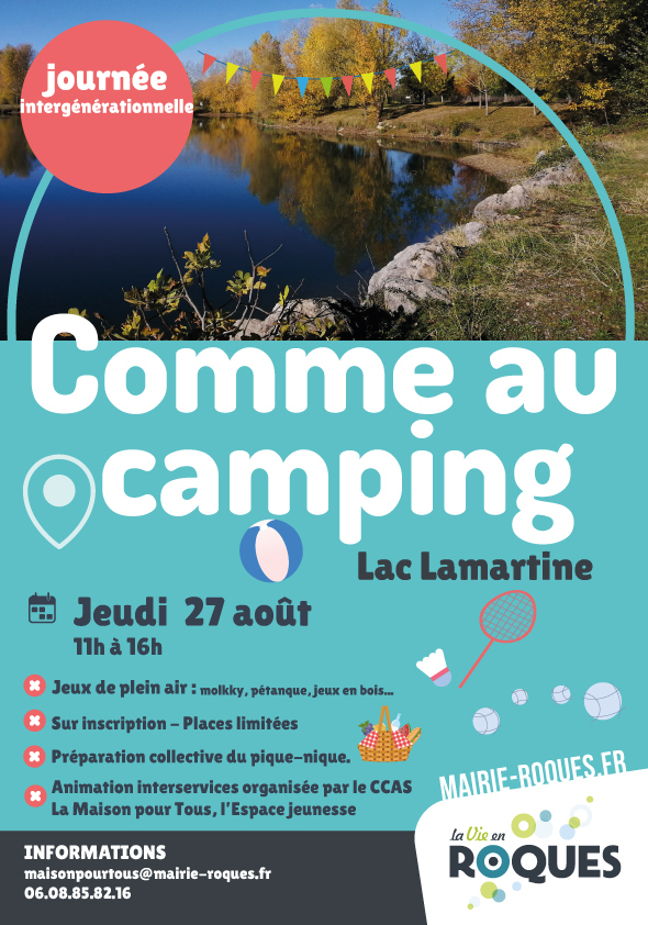 "Comme au camping"