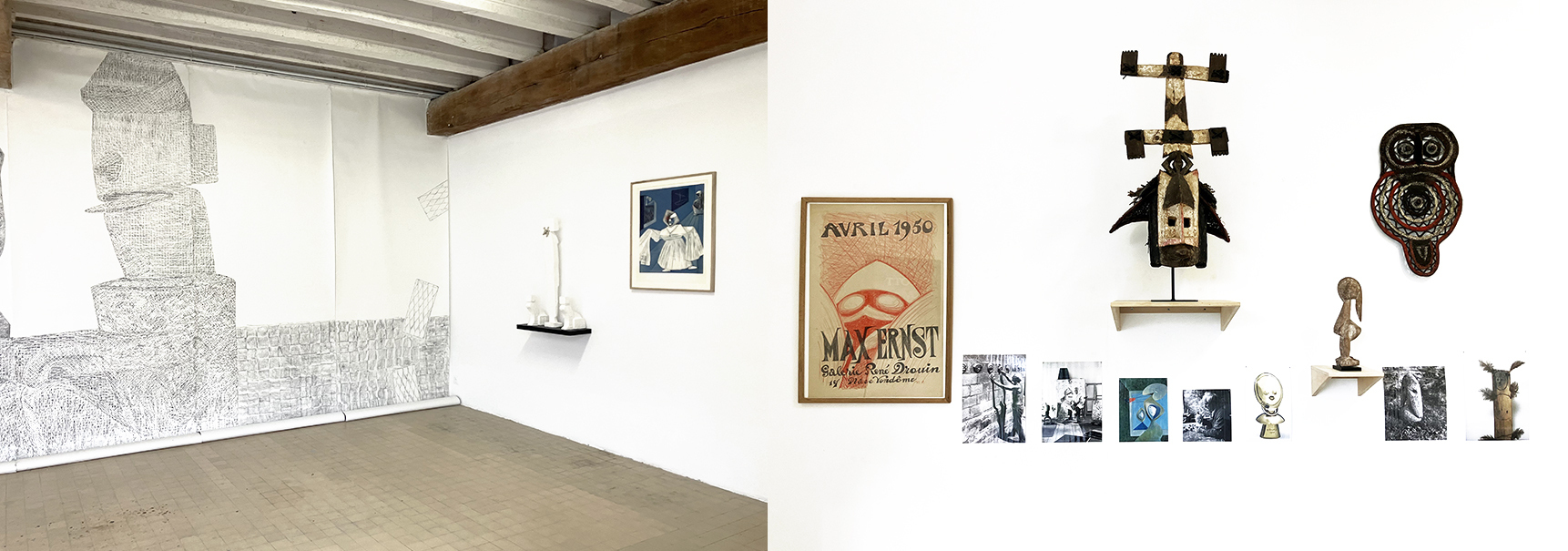 Visite libre de la Maison Max Ernst, son jardin ainsi que de ses trois expositions.