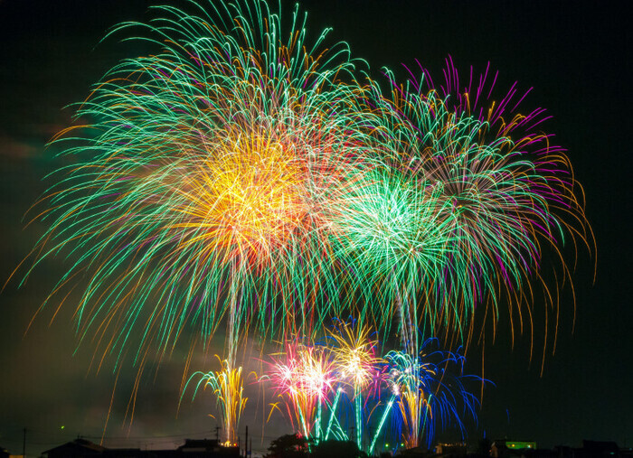 Feu d'artifice et bal populaire