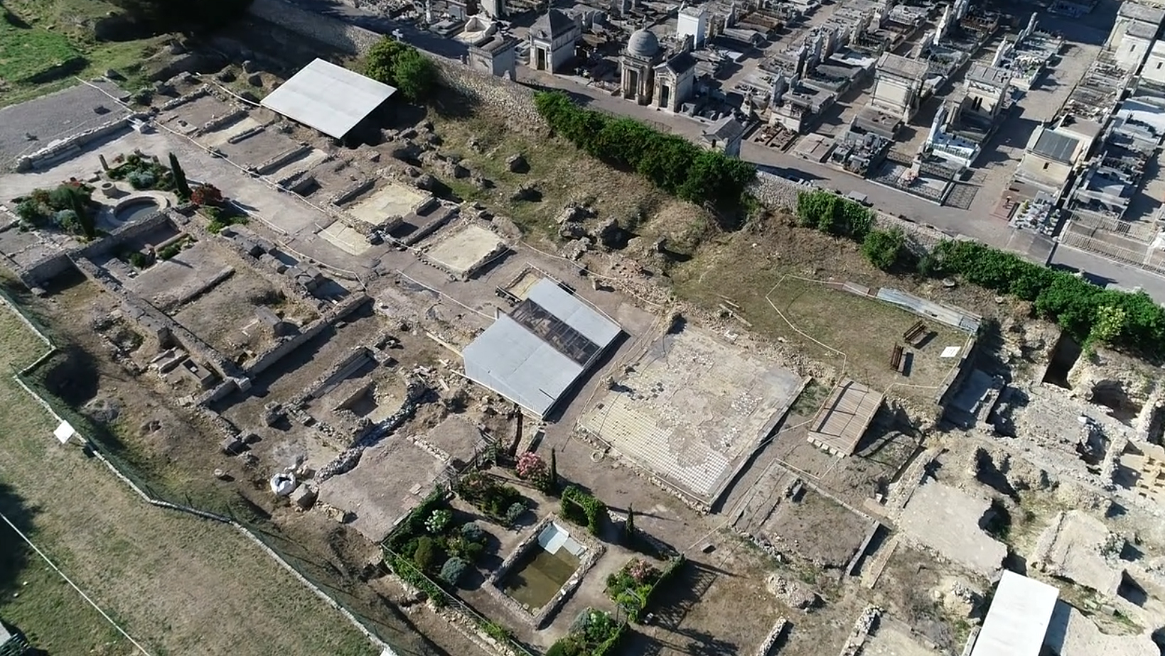 Visite guidée des vestiges archéologiques