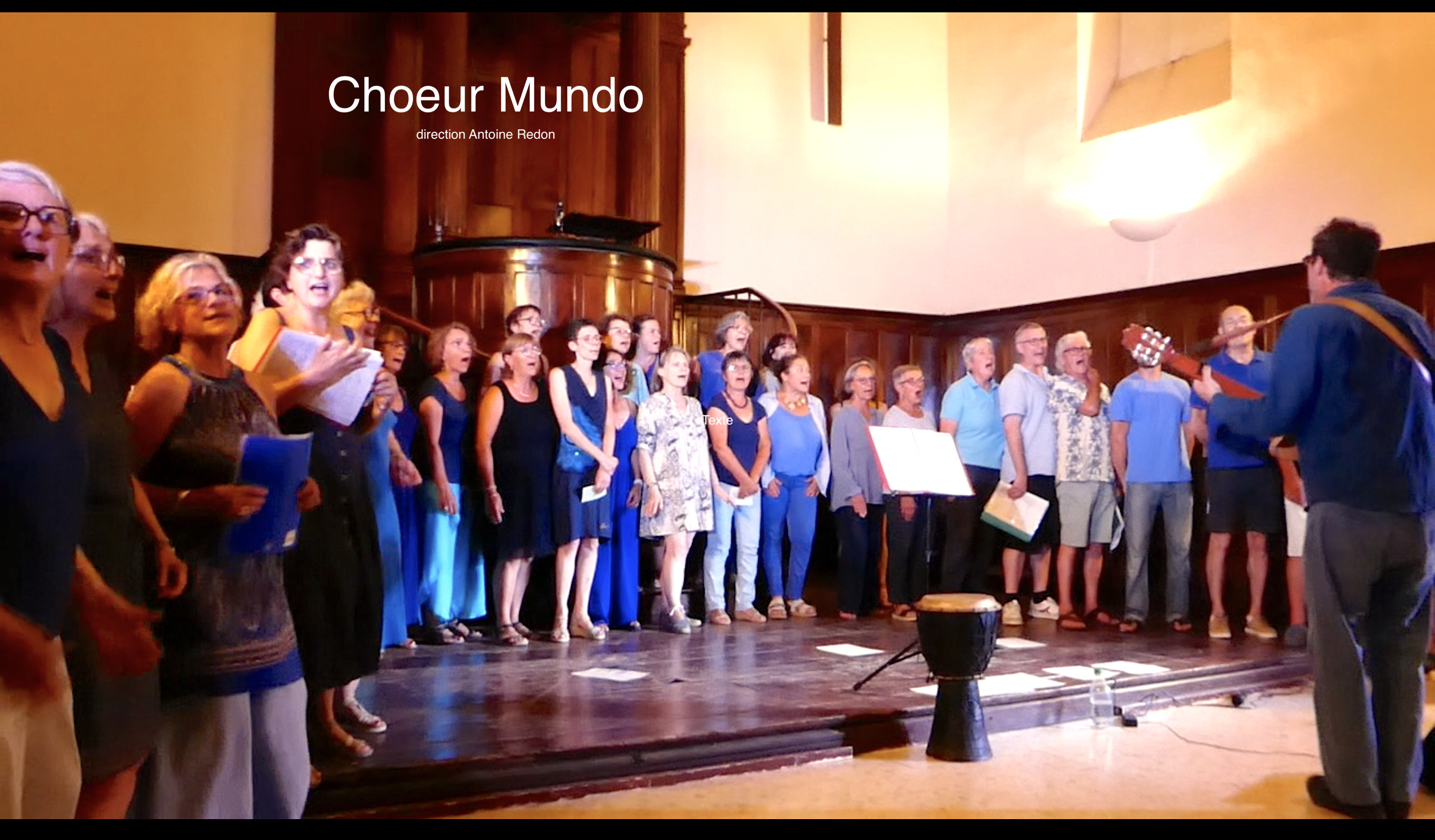 Saison musicale - Chœur Mundo