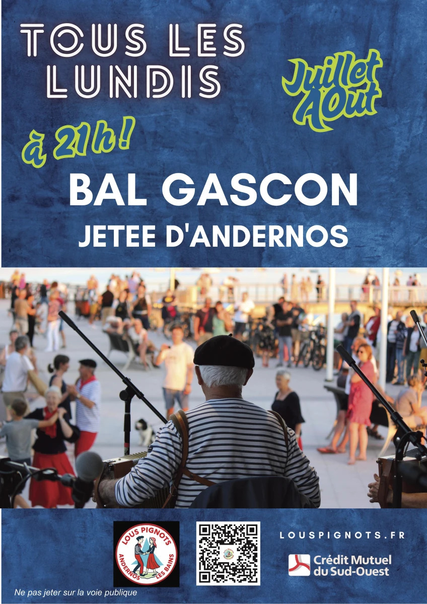 Bal GASCON en scène ouverte tous les lundis de l'été