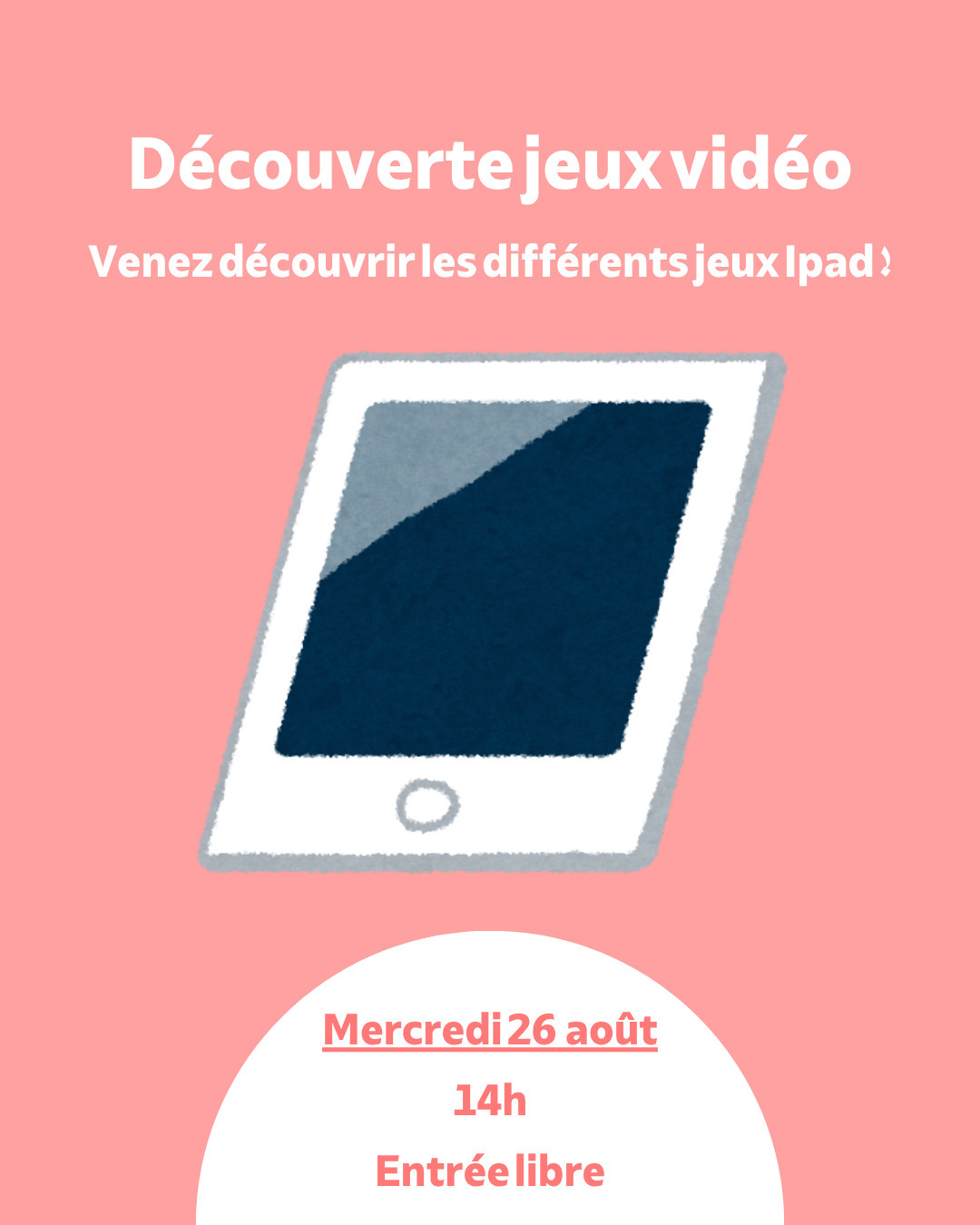 Découverte des jeux sur l'Ipad