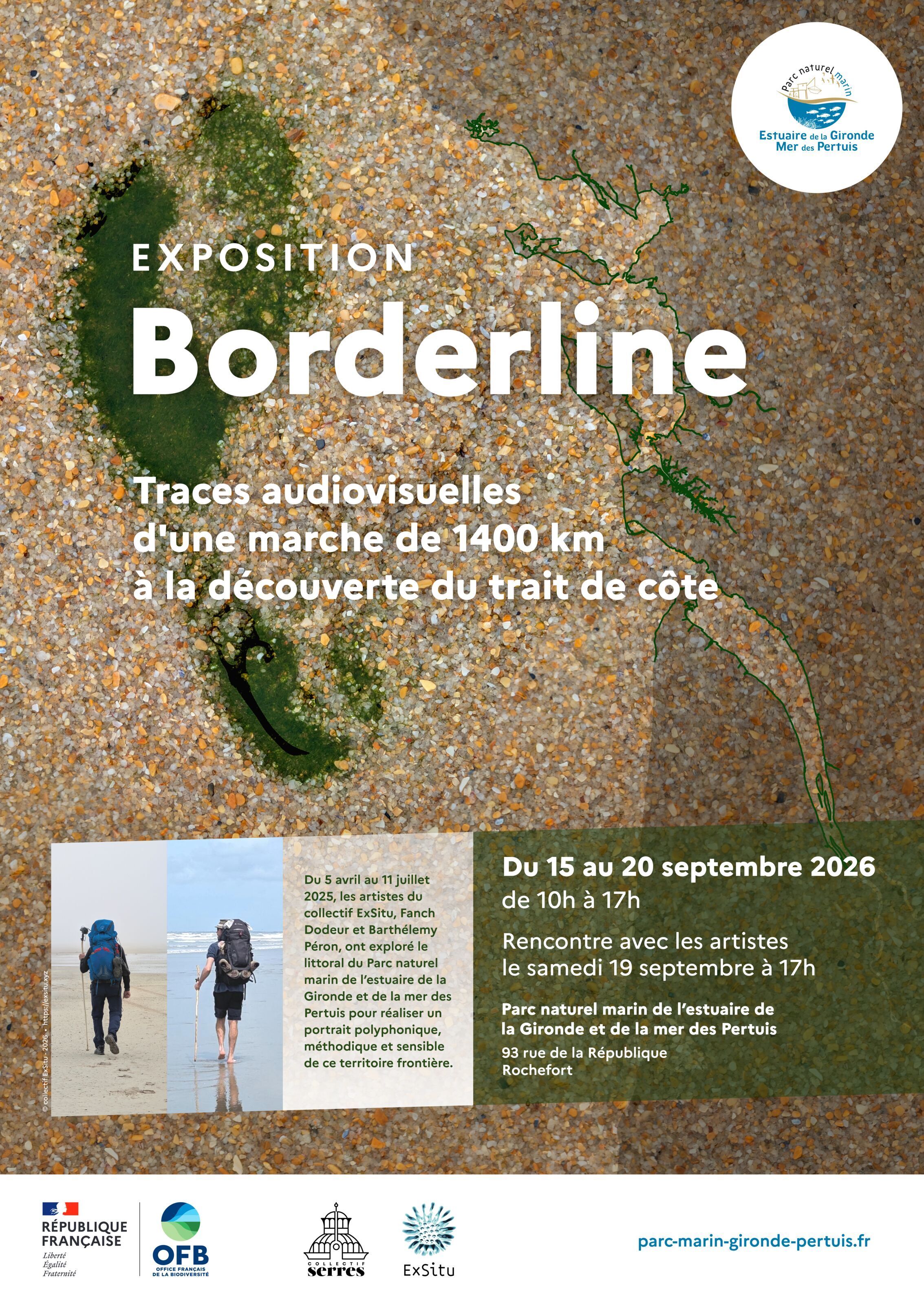 Exposition dans les locaux du Parc naturel marin Estuaire de la Gironde et mer des Pertuis