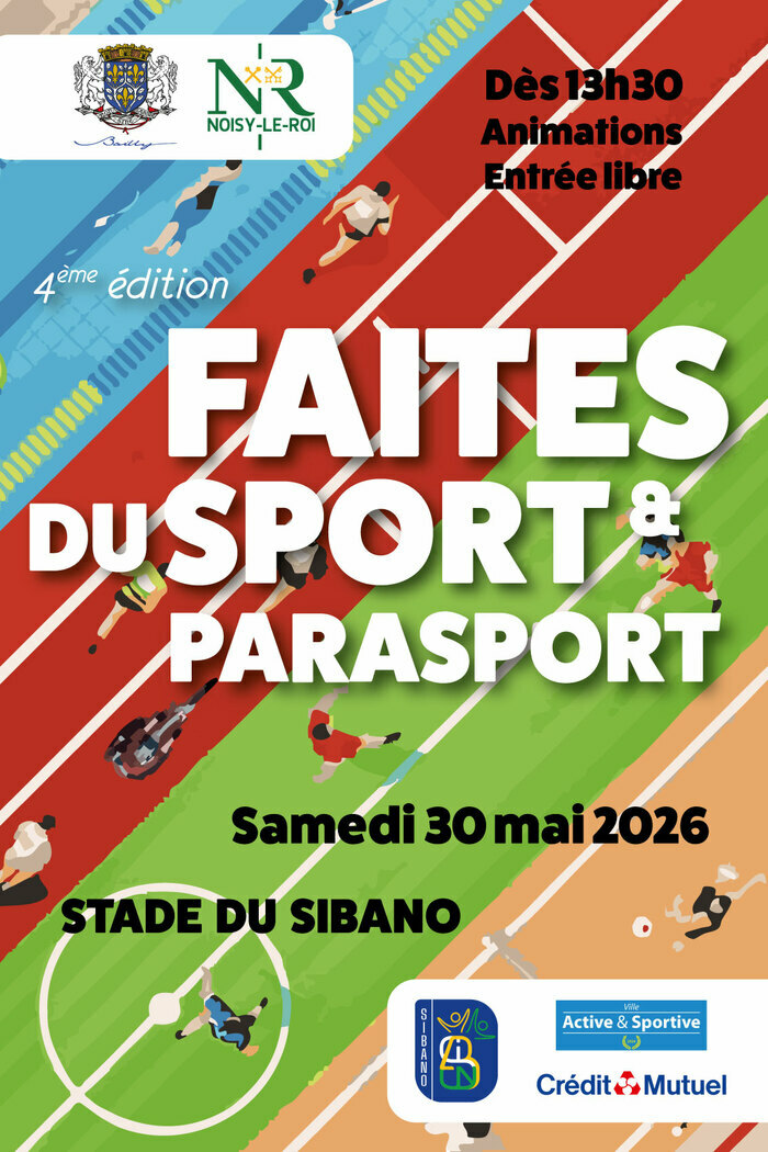 Rendez‑vous au stade du Sibano pour une après‑midi d’animations sportives et parasportives ouvertes à tous. Dès 13h30, découvrez des disciplines variées, participez à des initiations !